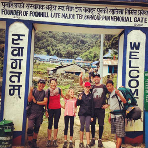 Condon family trek